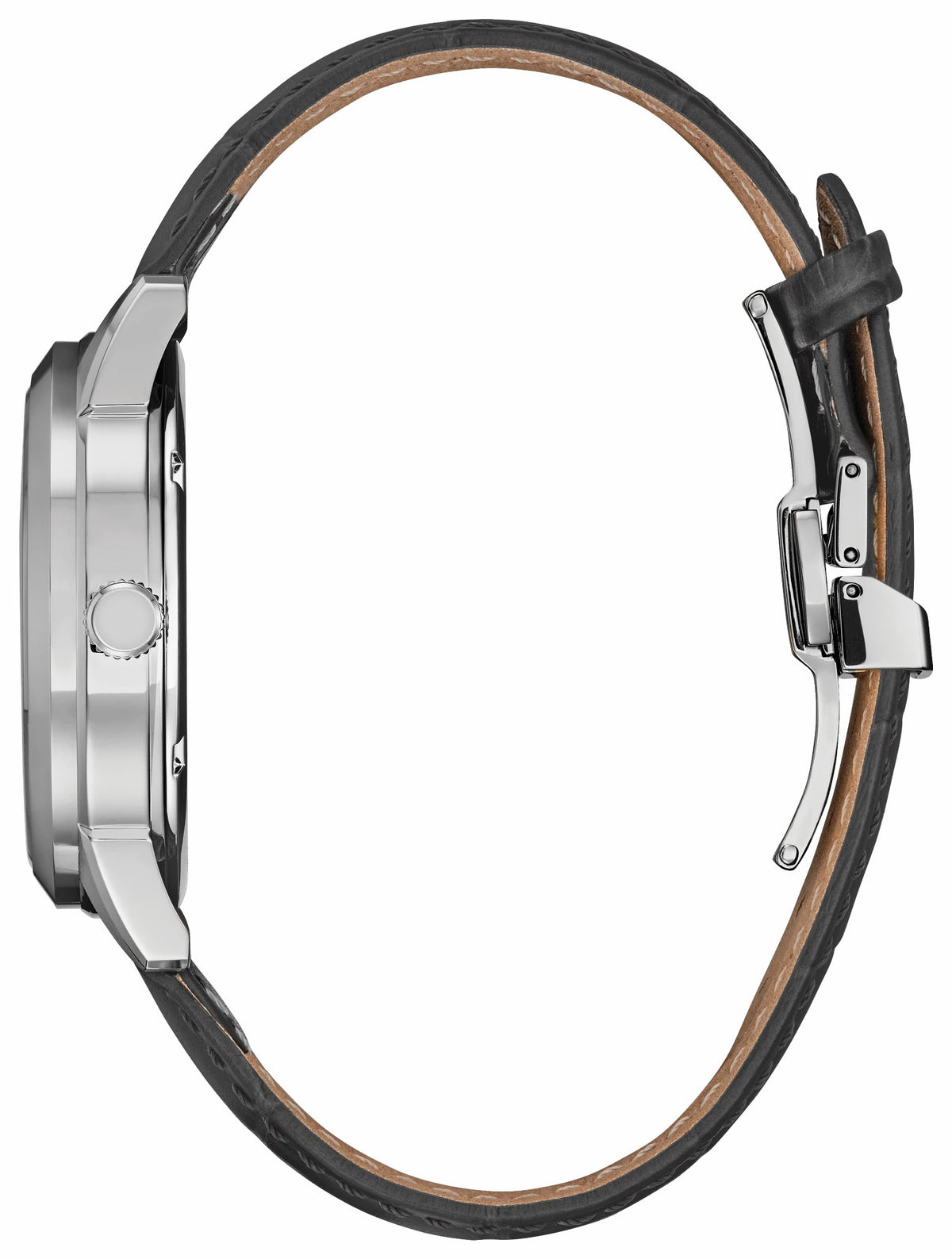 Citizen Discount - Rolan Silver-Tone Dial Leather Strap BU2110-01A