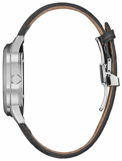 Citizen Discount - Rolan Silver-Tone Dial Leather Strap BU2110-01A