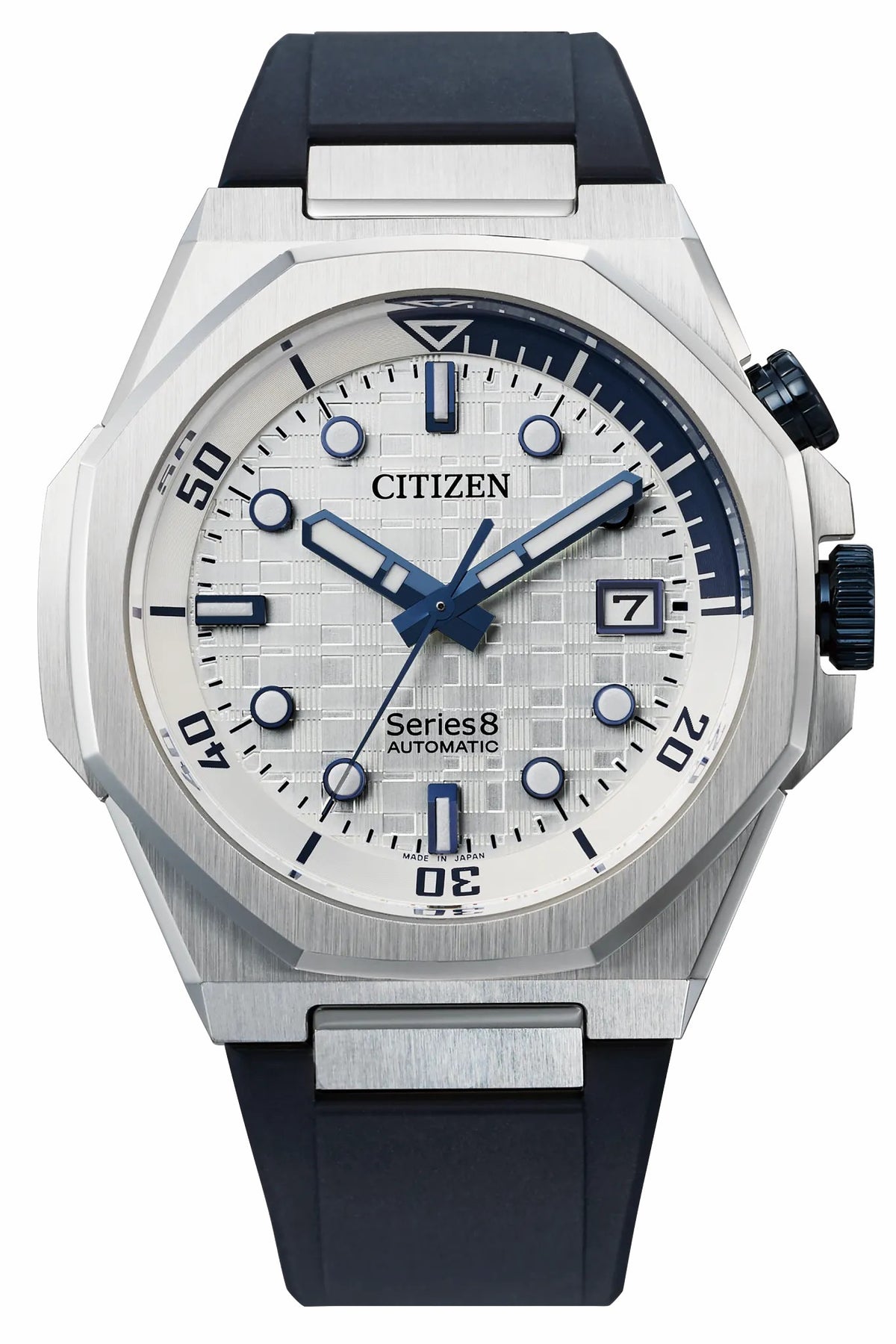 Citizen Essential - Series8 890 White Dial Polyurethane Strap NB6060-07A
