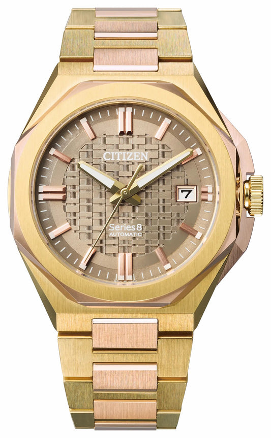 Citizen Smart Buy - Series8 Brown Dial Stainless Steel Bracelet NB6085-57W