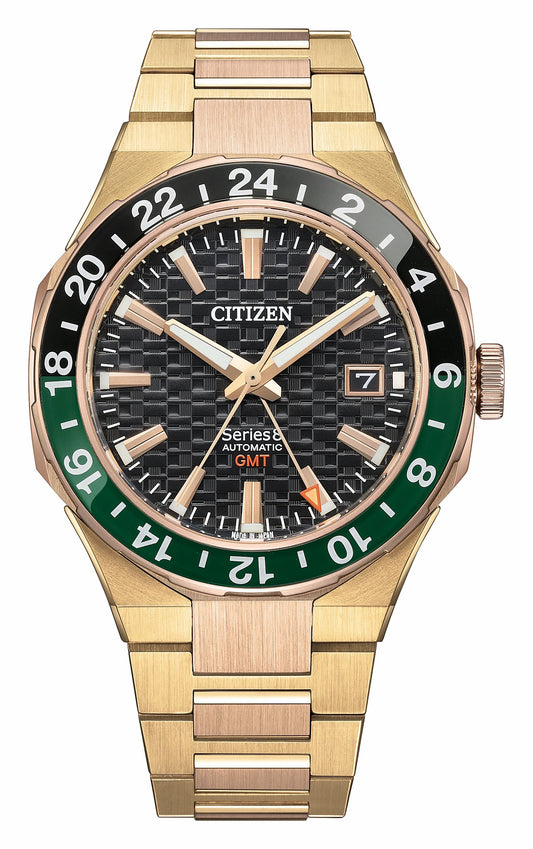 Citizen Latest - Series8 880 GMT Black Dial Stainless Steel Bracelet NB6033-51E