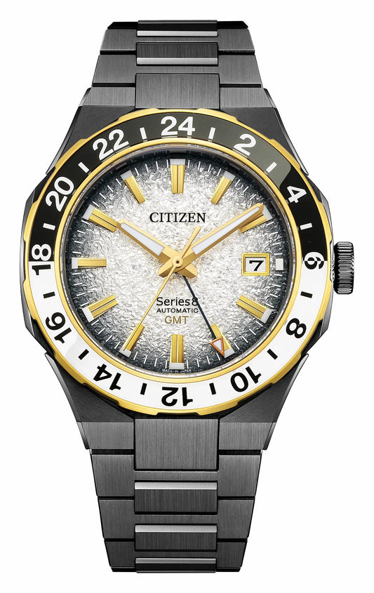 Citizen Deals - Series8 880 The Seasons Winter Silver-Tone Dial Stainless Steel Bracelet NB6035-55H
