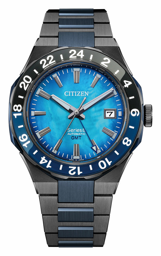 Citizen New - Series8 880 GMT Blue Dial Stainless Steel Bracelet NB6036-52N