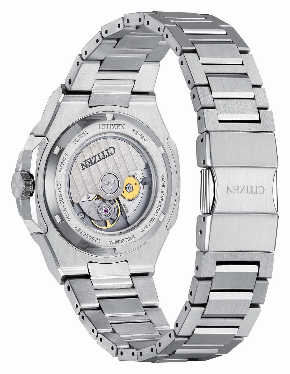 Citizen Signature - Series8 880 GMT Black Dial Stainless Steel Bracelet NB6031-56E