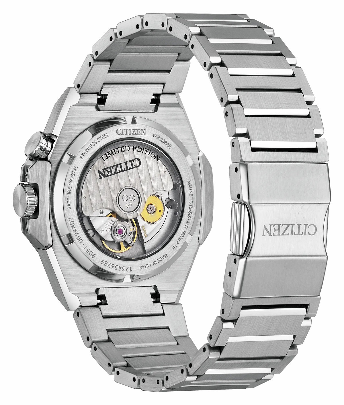 Citizen Everyday - Series8 890 City Lights Silver-Tone Dial Stainless Steel Bracelet NB6060-58H