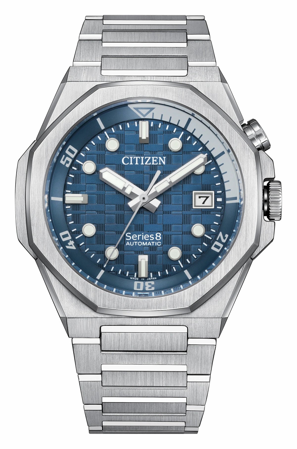Citizen Latest - Series8 890 Blue Dial Stainless Steel Bracelet NB6060-58L