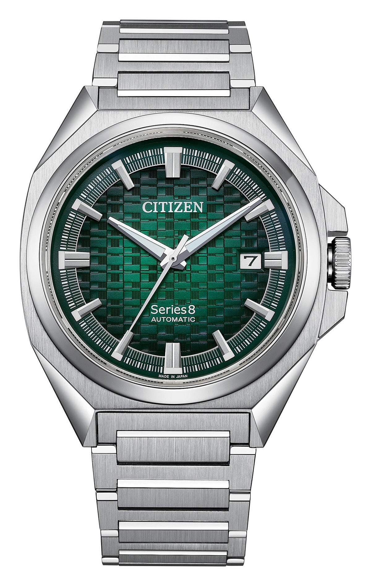Citizen Popular - Series8 831 Green Dial Stainless Steel Bracelet NB6050-51W