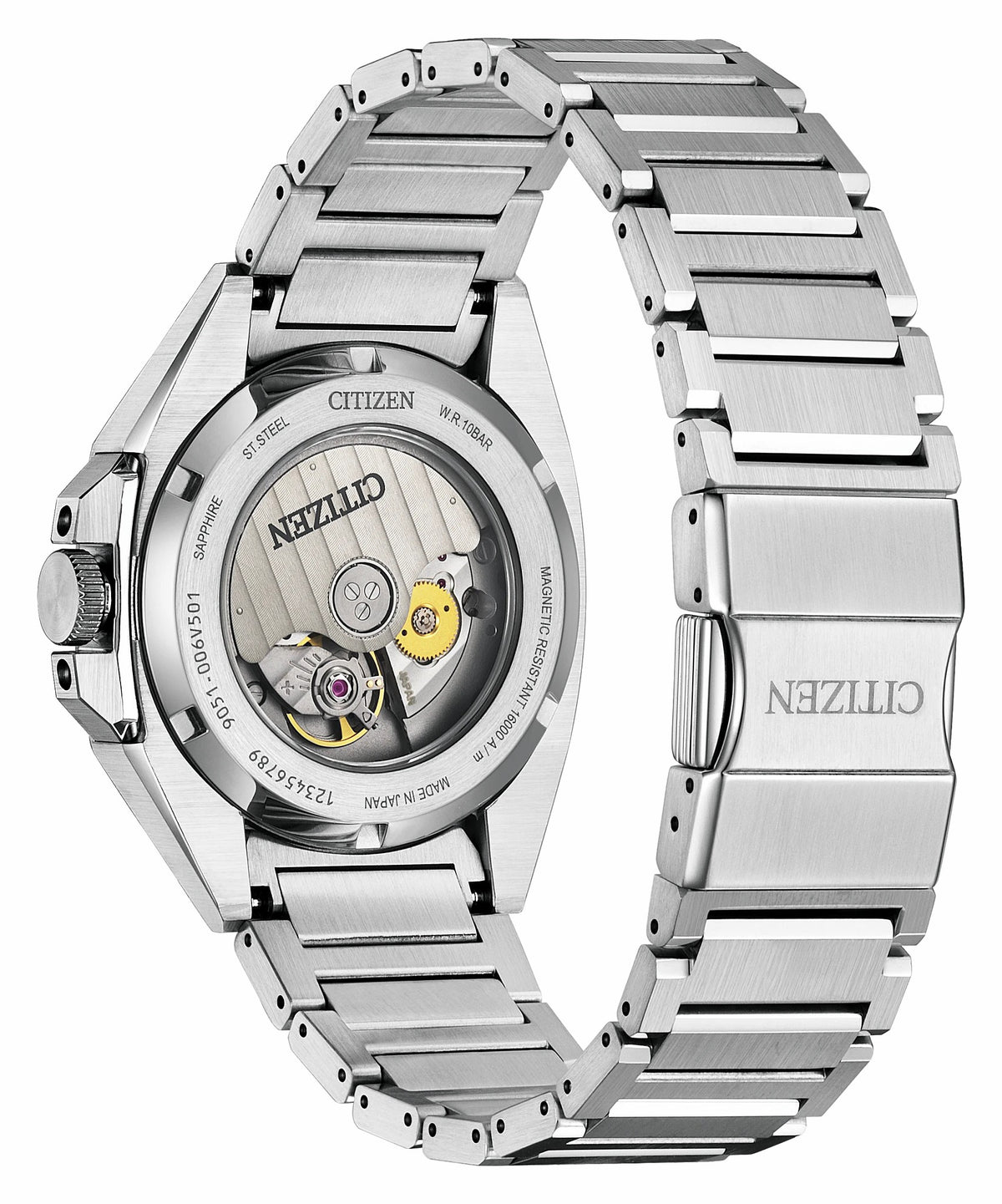 Citizen Popular - Series8 831 Green Dial Stainless Steel Bracelet NB6050-51W