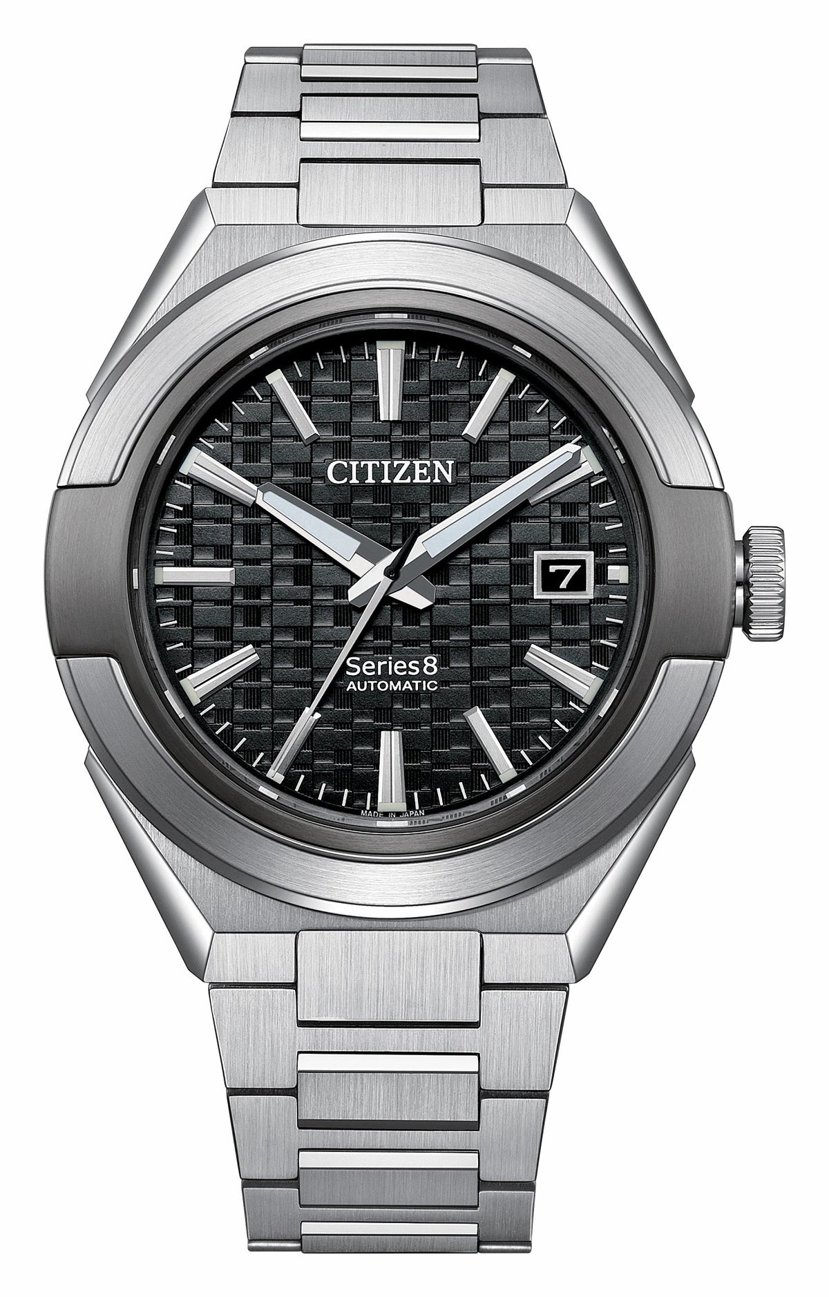 Citizen Featured - Series8 870 Black Dial Stainless Steel Bracelet NA1036-56E