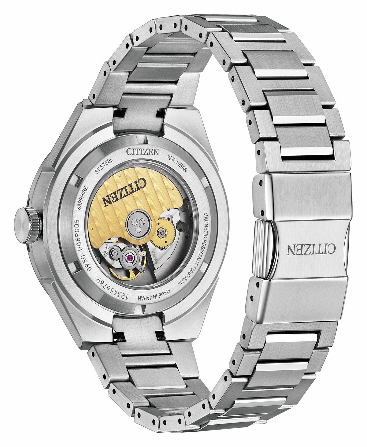 Citizen Featured - Series8 870 Black Dial Stainless Steel Bracelet NA1036-56E