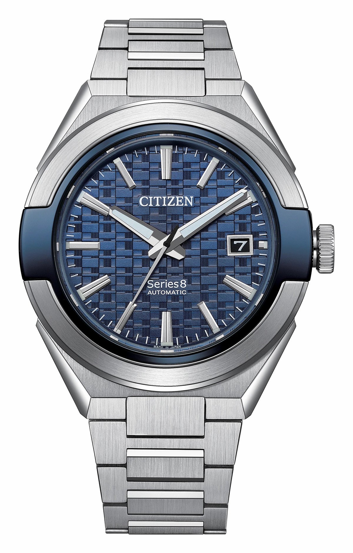 Citizen Hot Sale - Series8 870 Blue Dial Stainless Steel Bracelet NA1037-53L