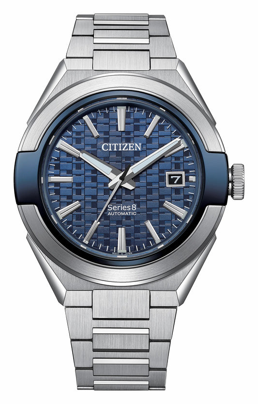 Citizen Hot Sale - Series8 870 Blue Dial Stainless Steel Bracelet NA1037-53L