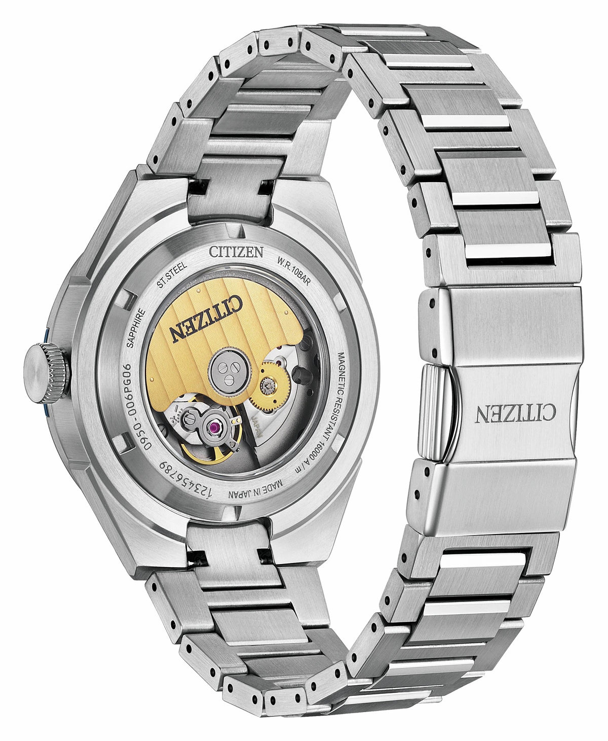 Citizen Hot Sale - Series8 870 Blue Dial Stainless Steel Bracelet NA1037-53L