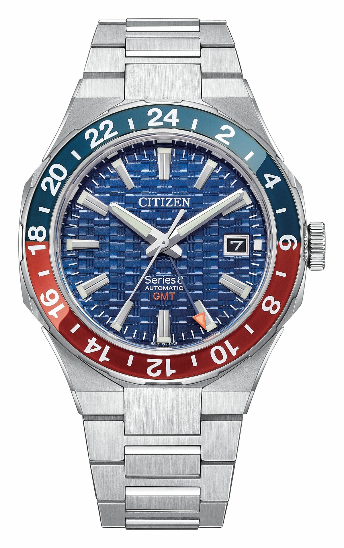 Citizen Great Value - Series8 880 GMT Blue Dial Stainless Steel Bracelet NB6030-59L
