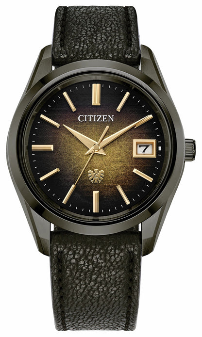 Citizen Essential - The CITIZEN Brown Dial Leather Strap AQ4106-18X