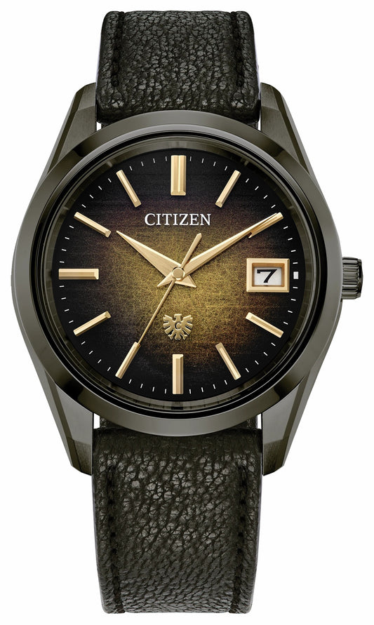 Citizen Essential - The CITIZEN Brown Dial Leather Strap AQ4106-18X