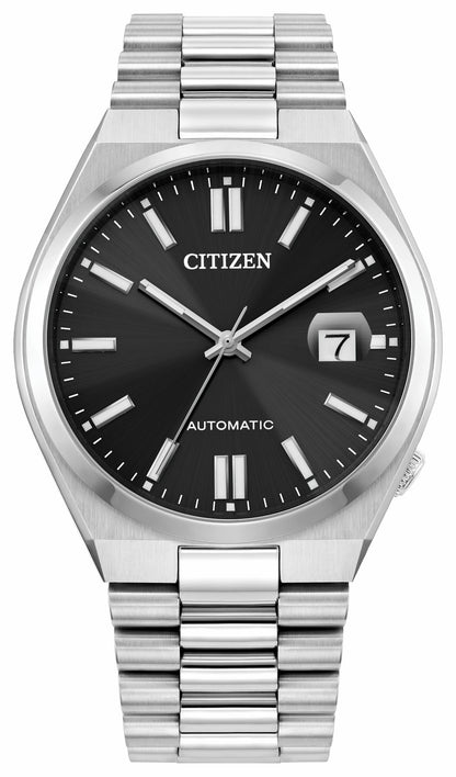 Citizen Exclusive - TSUYOSA Black Dial Stainless Steel Bracelet NJ0150-56E