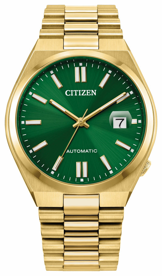 Citizen Popular - TSUYOSA Green Dial Stainless Steel Bracelet NJ0152-51X