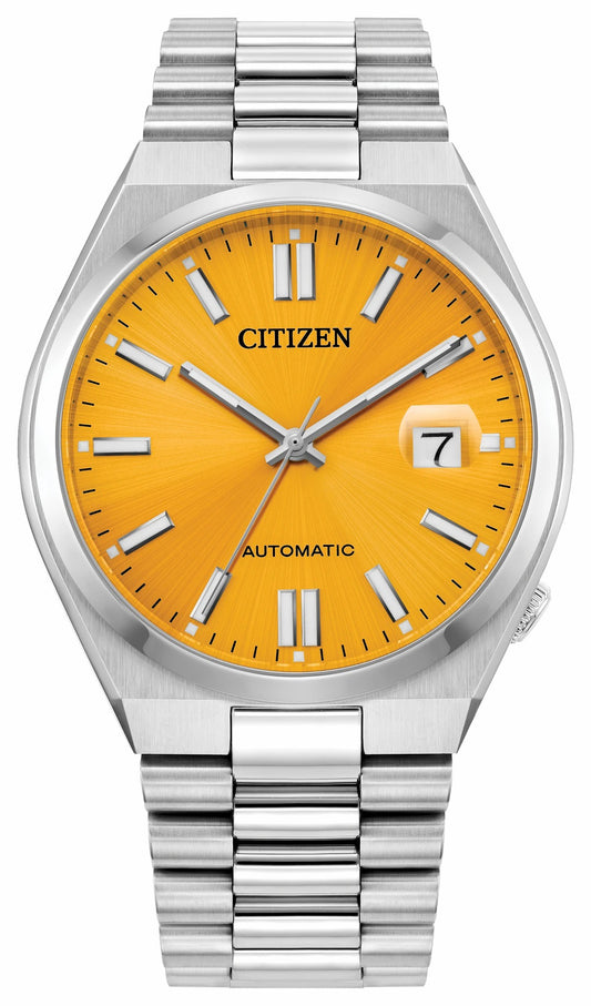 Citizen Exclusive - TSUYOSA Yellow Dial Stainless Steel Bracelet NJ0150-56Z