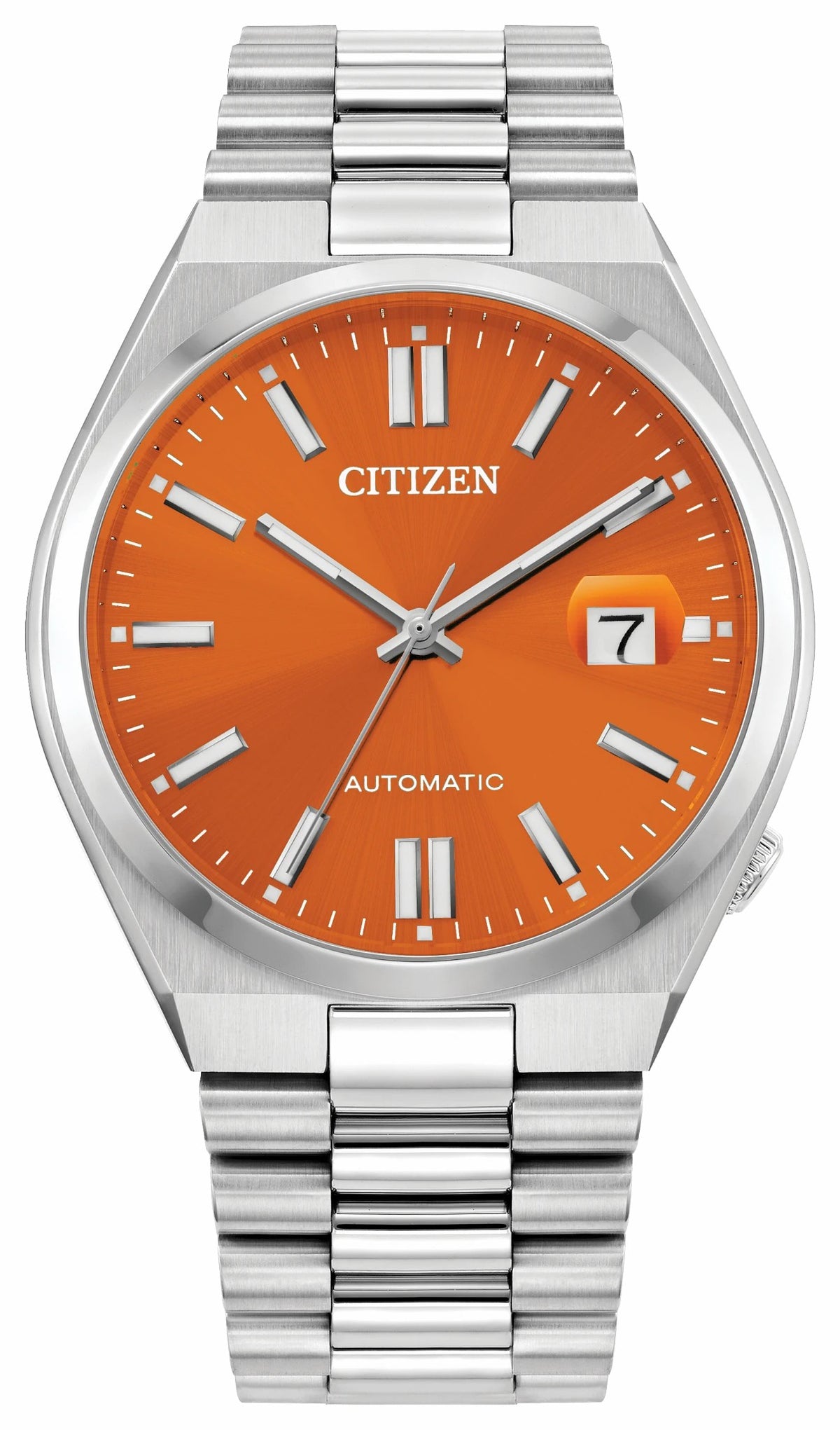 Citizen Quality - TSUYOSA Orange Dial Stainless Steel Bracelet NJ0151-53Z