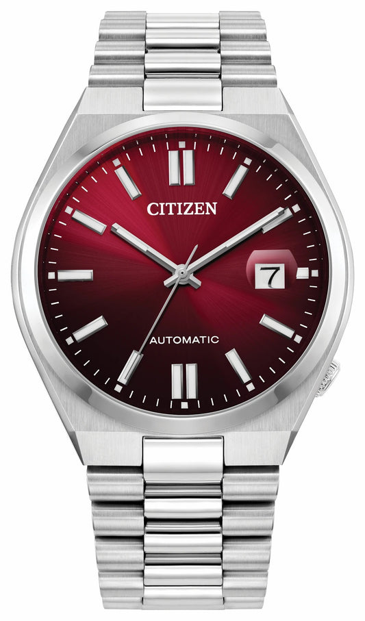 Citizen Smart Buy - TSUYOSA Red Dial Stainless Steel Bracelet NJ0150-56W