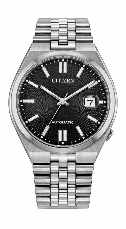 Citizen New - TSUYOSA 60 37mm Black Dial Stainless Steel Bracelet NK0030-51E