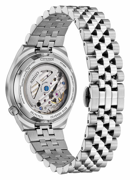 Citizen New - TSUYOSA 60 37mm Black Dial Stainless Steel Bracelet NK0030-51E