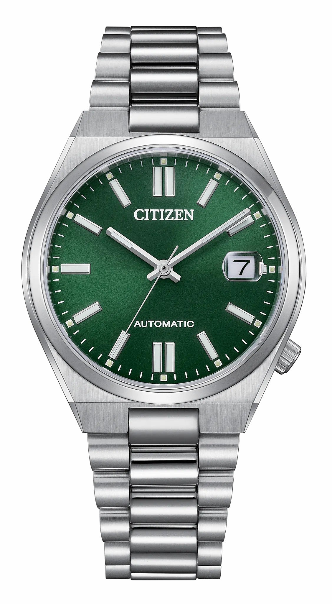 Citizen Popular - TSUYOSA 37mm Green Dial Stainless Steel Bracelet NJ0200-50X