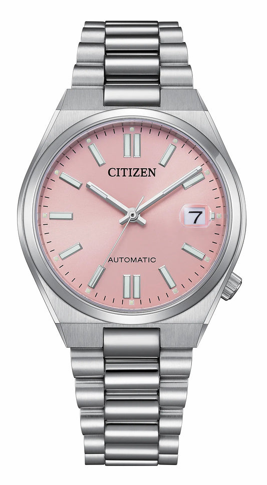 Citizen Recommended - TSUYOSA 37mm Pink Dial Stainless Steel Bracelet NJ0200-50Z