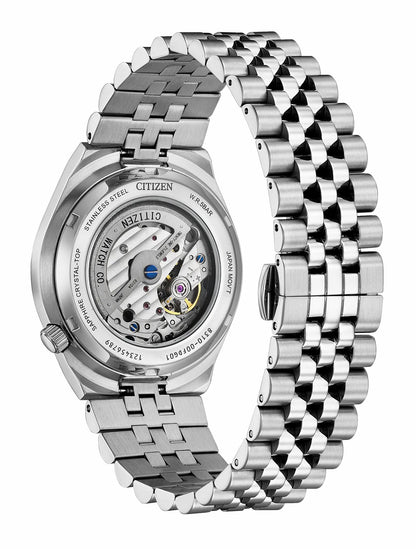 Citizen Popular - TSUYOSA 60 Black Dial Stainless Steel Bracelet NK0020-55E