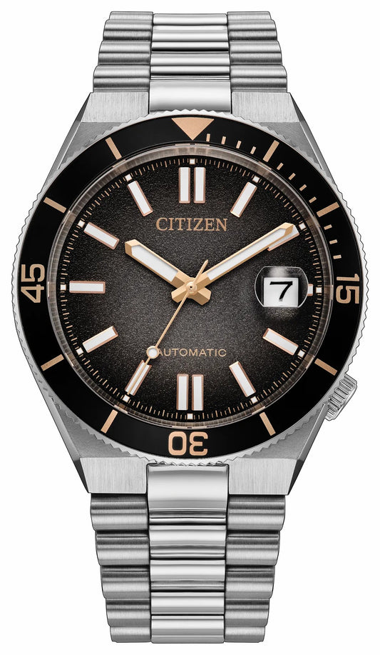 Citizen Trusted - TSUYOSA Shore "Time Slip" Black Dial Stainless Steel Bracelet NJ0238-57E