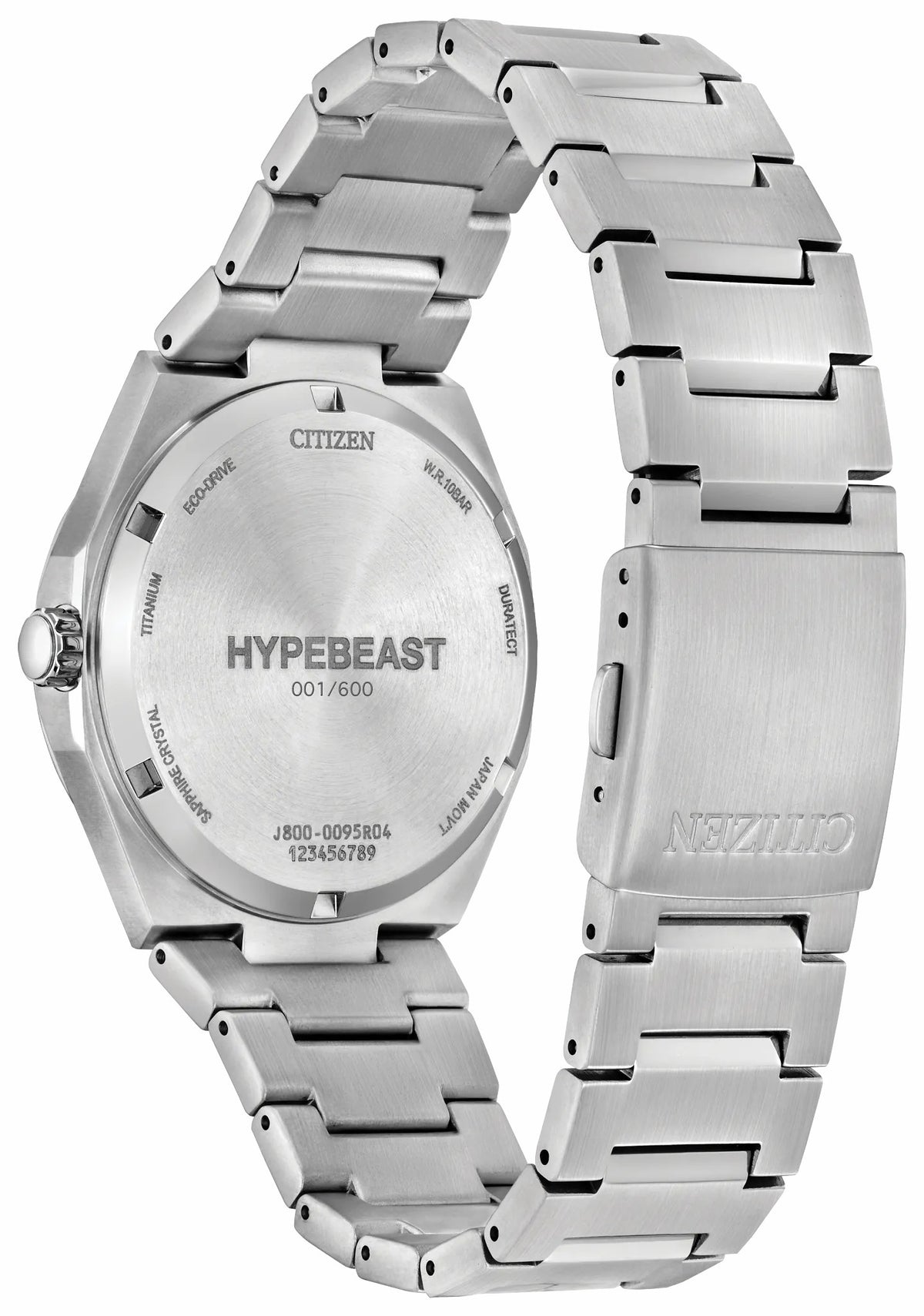 Citizen Recommended - Zenshin Three-hand x Hypebeast Silver-Tone Dial Super Titanium with Duratect Platinum Bracelet AW0138-59A