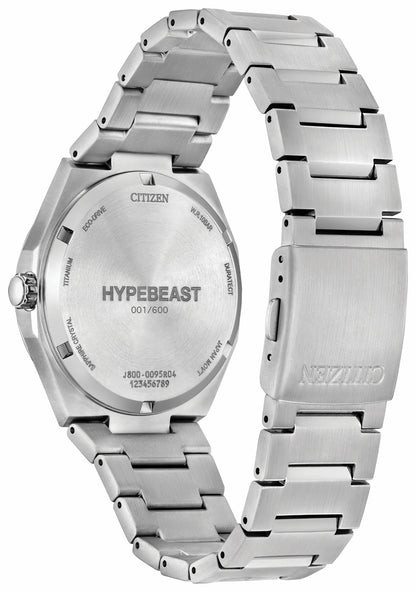 Citizen Recommended - Zenshin Three-hand x Hypebeast Silver-Tone Dial Super Titanium with Duratect Platinum Bracelet AW0138-59A