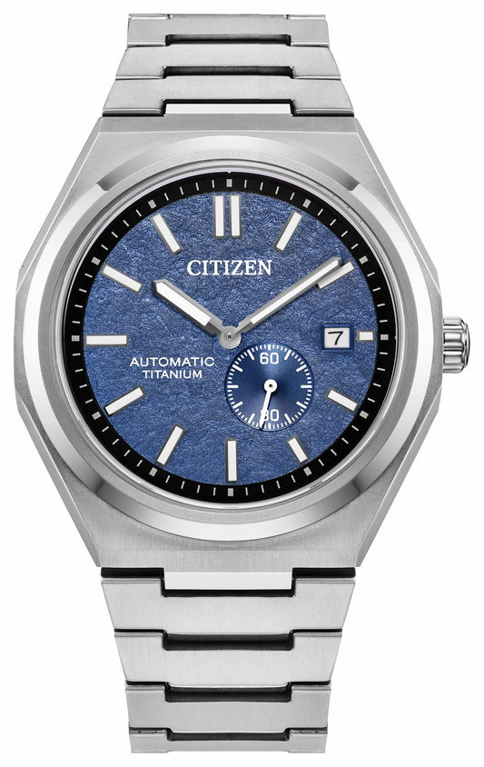 Citizen Essential - Zenshin Mechanical Blue Dial Super Titanium Bracelet NJ0180-80L
