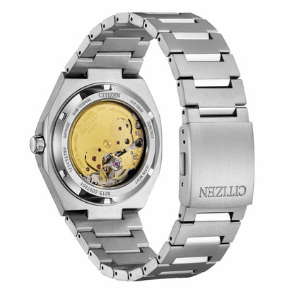 Citizen Essential - Zenshin Mechanical Blue Dial Super Titanium Bracelet NJ0180-80L