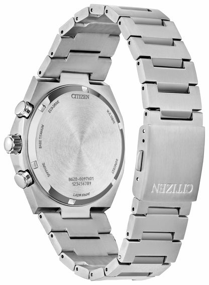 Citizen Deals - Zenshin Chrono Salmon Dial Super Titanium Bracelet CA4610-85Z