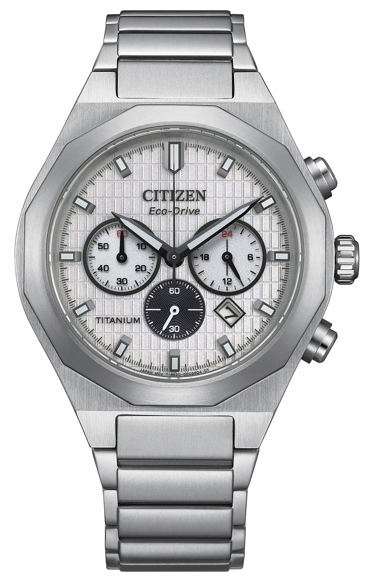 Citizen Classic - Zenshin Senkei White Dial Super Titanium Bracelet CA4690-51A