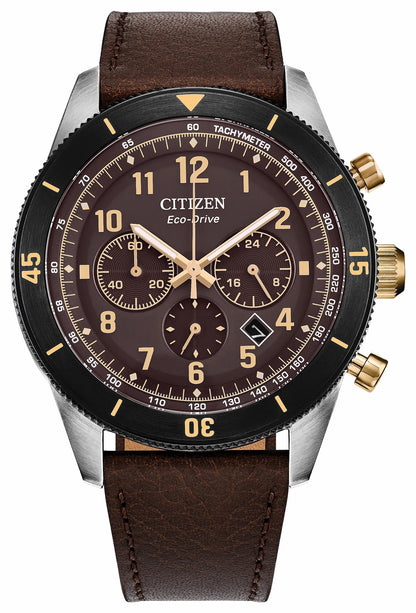 Citizen Everyday - Terra Force Brown Dial Leather Strap CA4746-08X