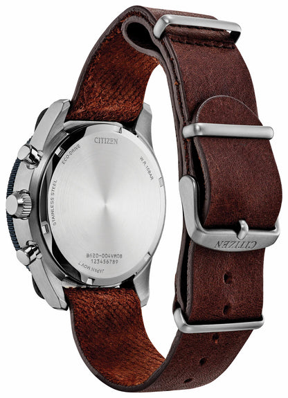 Citizen Everyday - Terra Force Blue Dial Leather Strap CA4747-05L