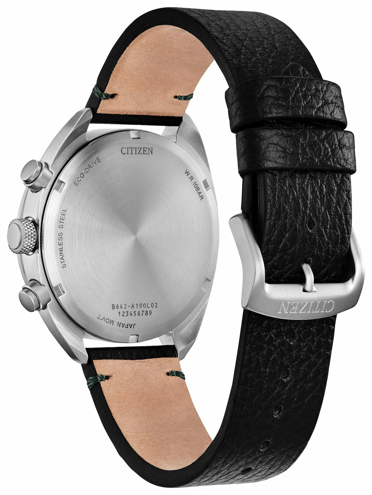 Citizen Smart Buy - Sport Casual Green Dial Leather Strap CA7041-07X