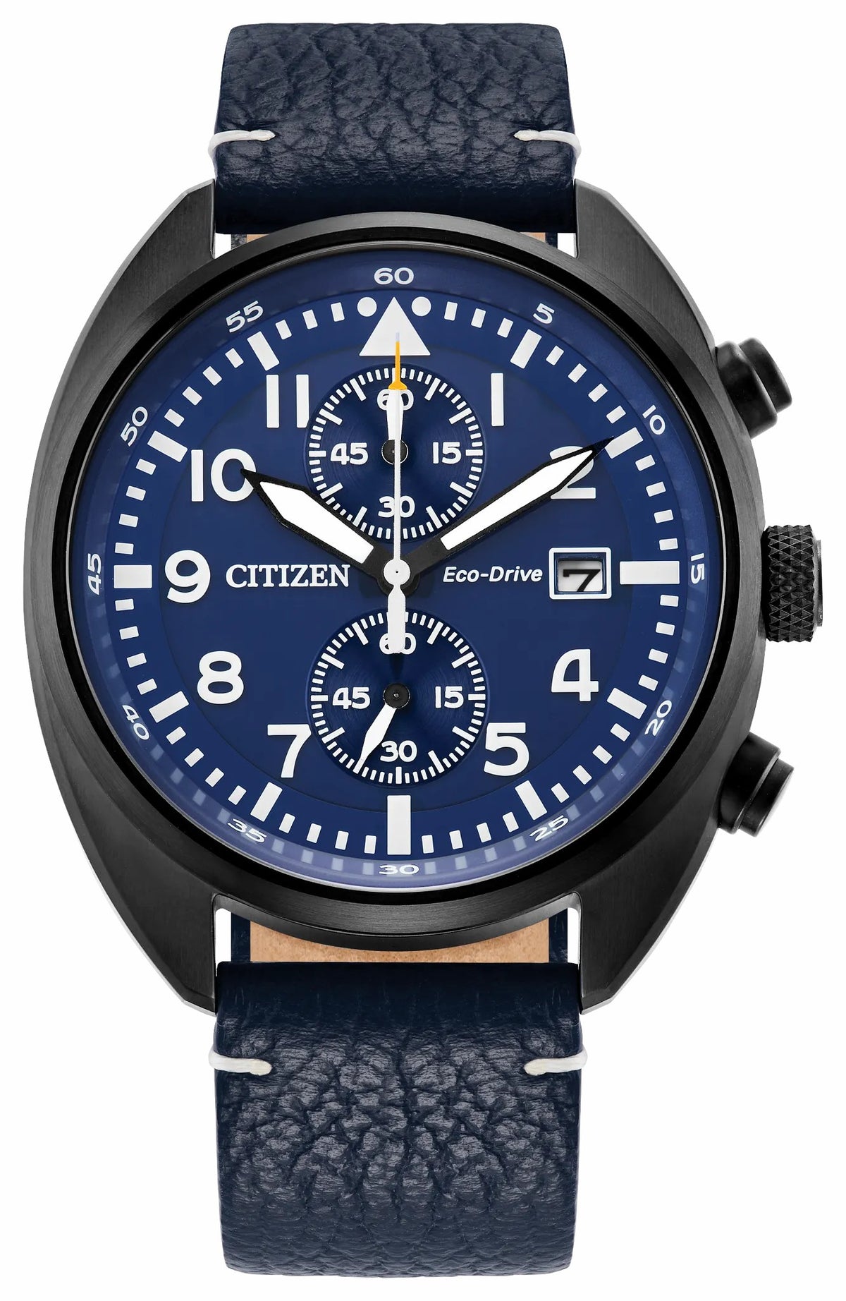 Citizen Sale - Sport Casual Blue Dial Leather Strap CA7048-08L