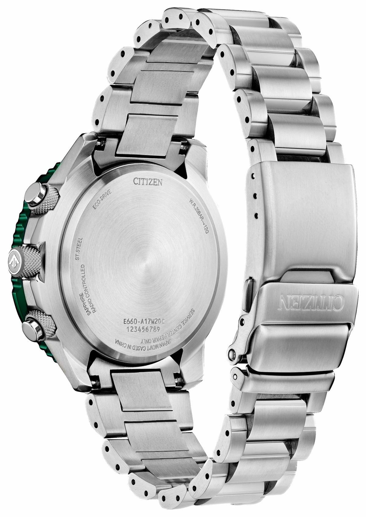 Citizen Discount - Promaster Air A-T Green Dial Stainless Steel Bracelet CB5004-59W