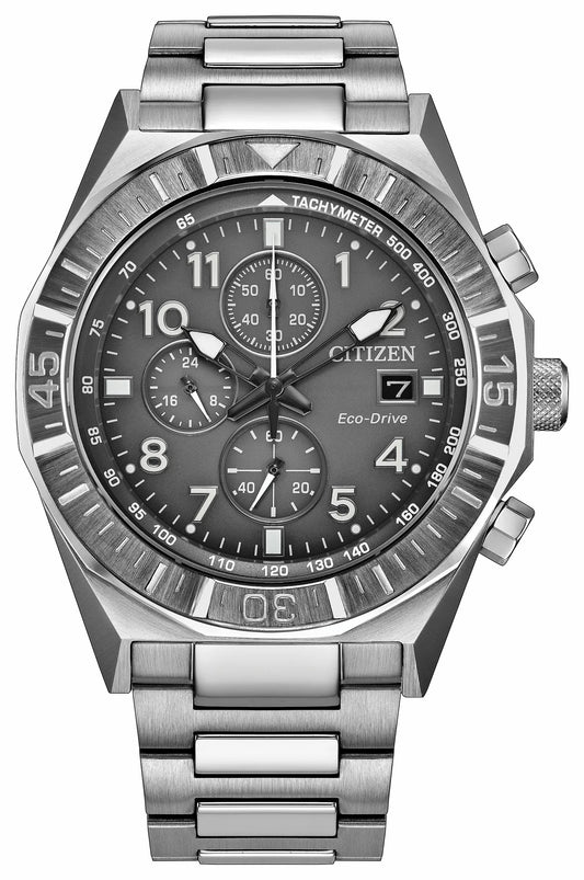 Citizen Deals - Nighthawk Gray Dial Stainless Steel Bracelet CA0890-54H