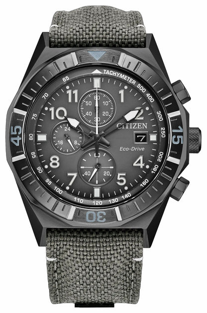Citizen Customer Favorite - Nighthawk Gray Dial Nylon Strap CA0897-04H