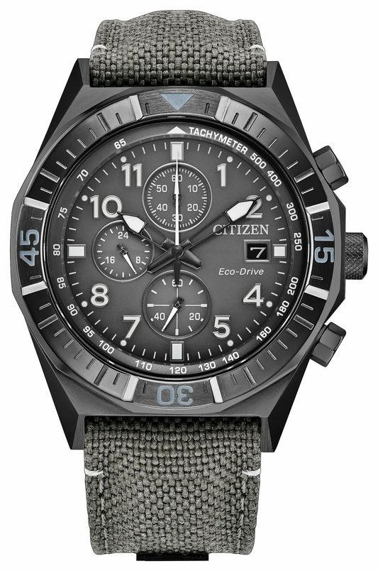 Citizen Customer Favorite - Nighthawk Gray Dial Nylon Strap CA0897-04H