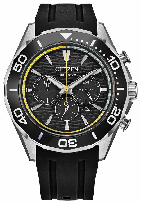 Citizen Best Price - Endeavor Chrono Black Dial Polyurethane Strap CA4730-08E