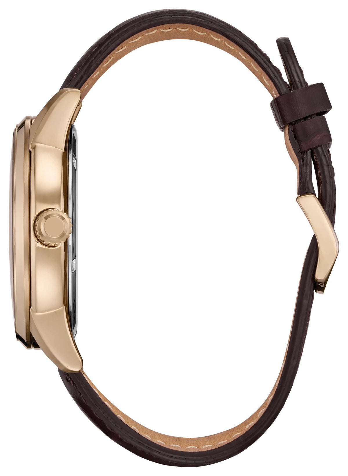 Citizen Discount - Corso - Men's Eco-Drive BU2013-08E Rose Gold Leather Watch