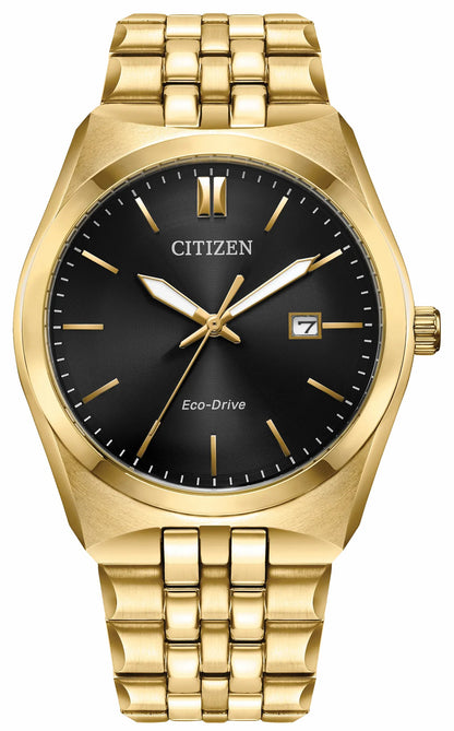 Citizen Popular - Corso Black Dial Stainless Steel Bracelet BM7333-85E