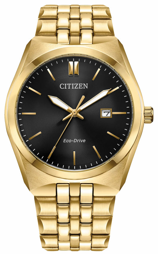 Citizen Popular - Corso Black Dial Stainless Steel Bracelet BM7333-85E