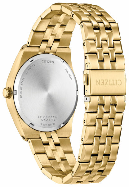 Citizen Popular - Corso Black Dial Stainless Steel Bracelet BM7333-85E